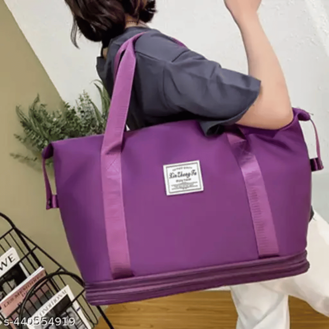     			Brim 20 Ltrs Purple Fabric Duffle Bag