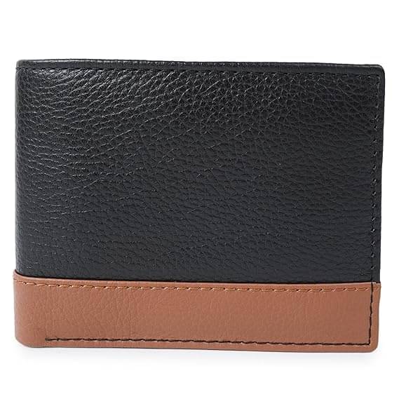     			CIMONI Leather Solid Men's RFID Wallet With 3 Slots For Card ( Tan , Pack of 1 )