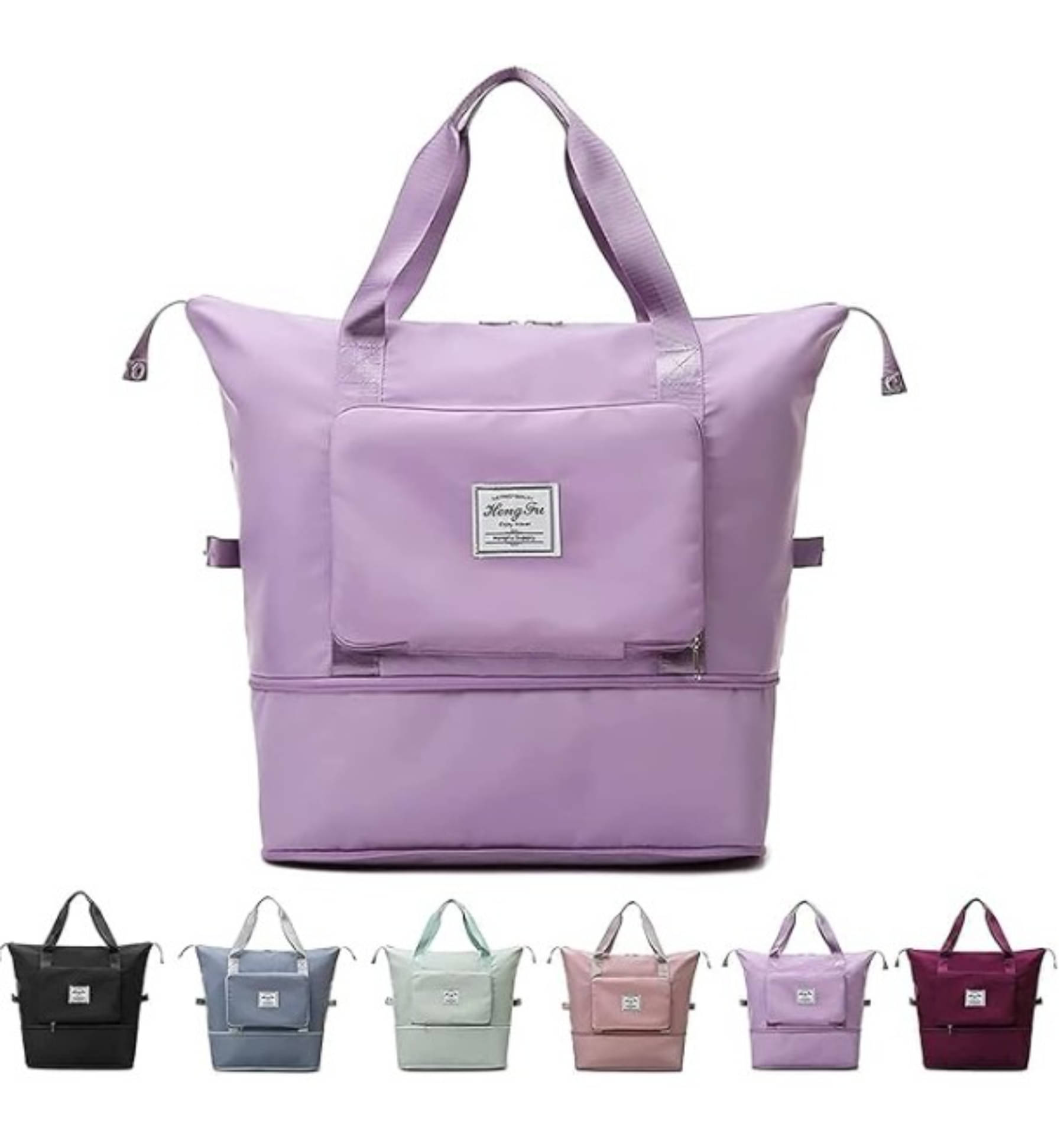 GMPex Large Capacity Folding Travel Bag (Mix Color) Assorted Solid Messenger Bag GMPex Large Capacity Folding Travel Bag (Mix Color) Assorted Solid Messenger Bag
