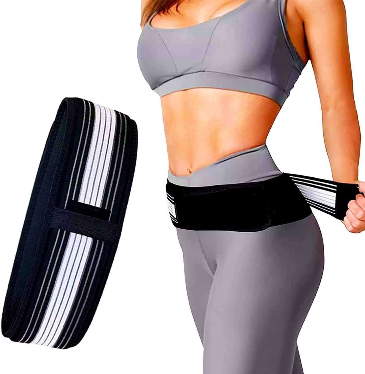 Gjshop Joint Hip Belt-Sciatica Pain Relief Belt,Hip Belt For Back Pain For Women & Men,Adjustable Sciatica Belt,For Lower Back Support , Sciatica Belt For Women & Men - Sports and Fitness Equipment | Buy online on ZillyBuy