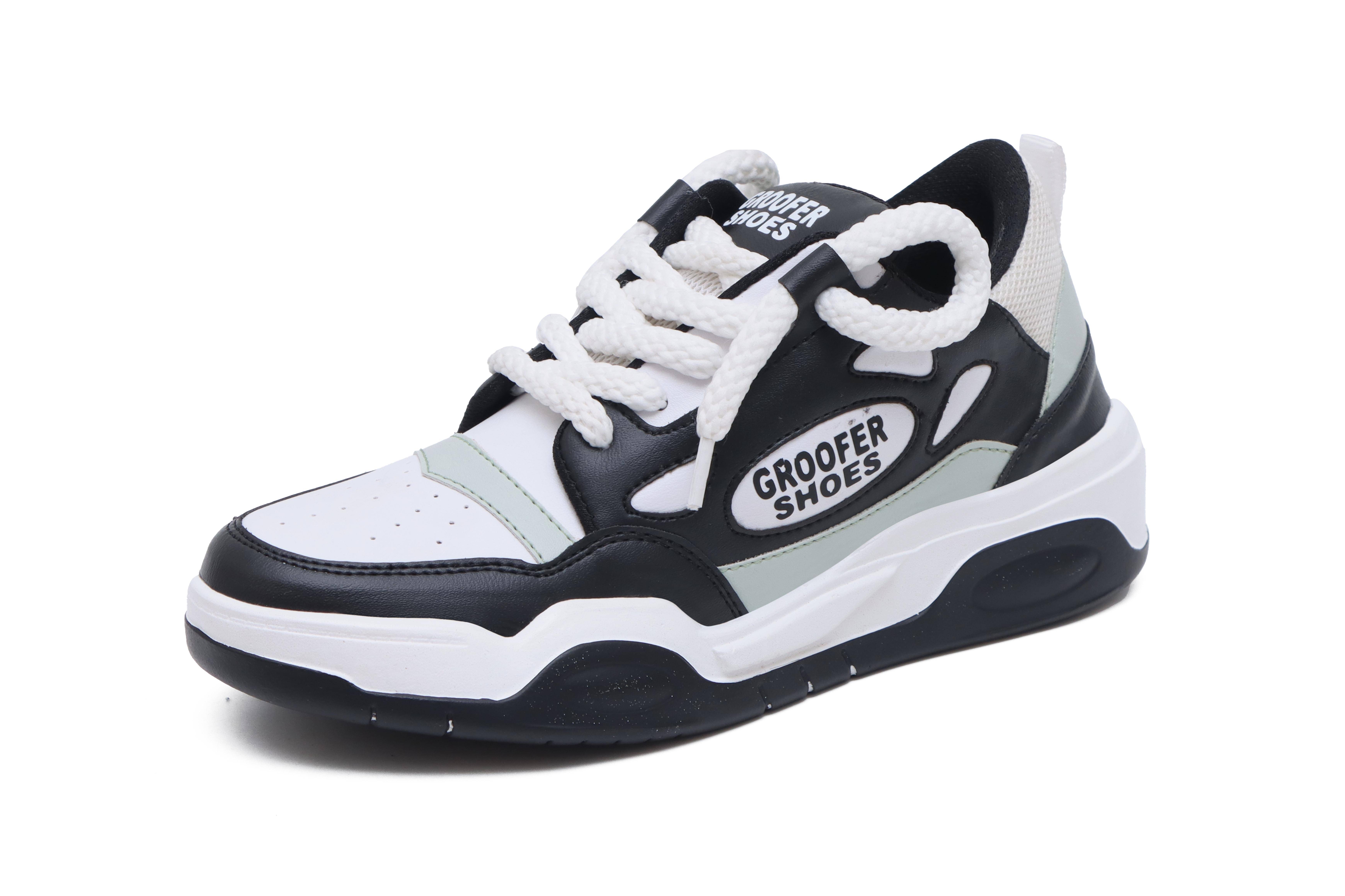     			Groofer Black Men's Sneakers