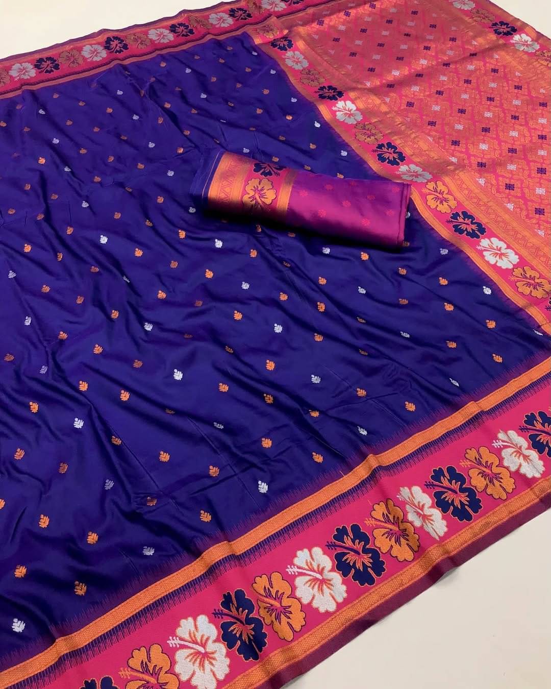 ISARA Art Silk Solid Banarasi saree With Unstitched Blouse Piece ( Blue ) ISARA Art Silk Solid Banarasi saree With Unstitched Blouse Piece ( Blue )