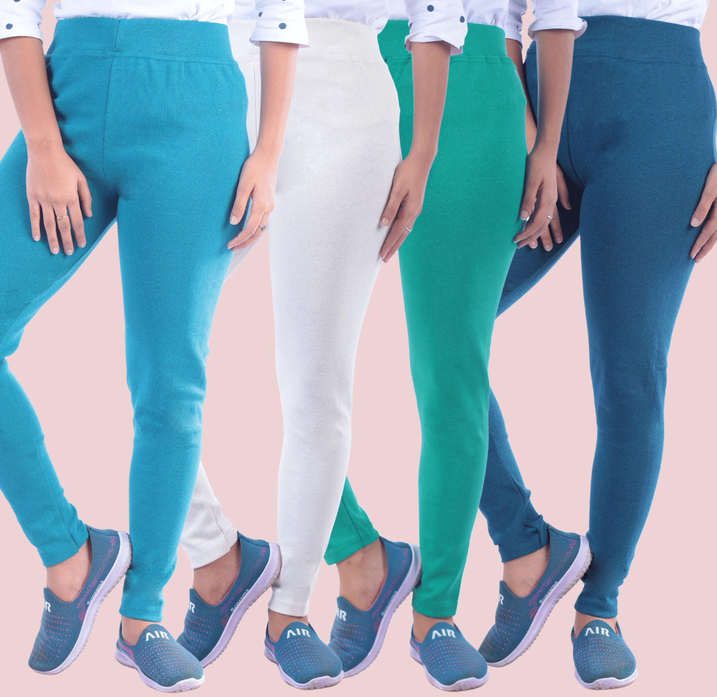     			KARARO Women Cotton Blend Skinny Fit Jegging