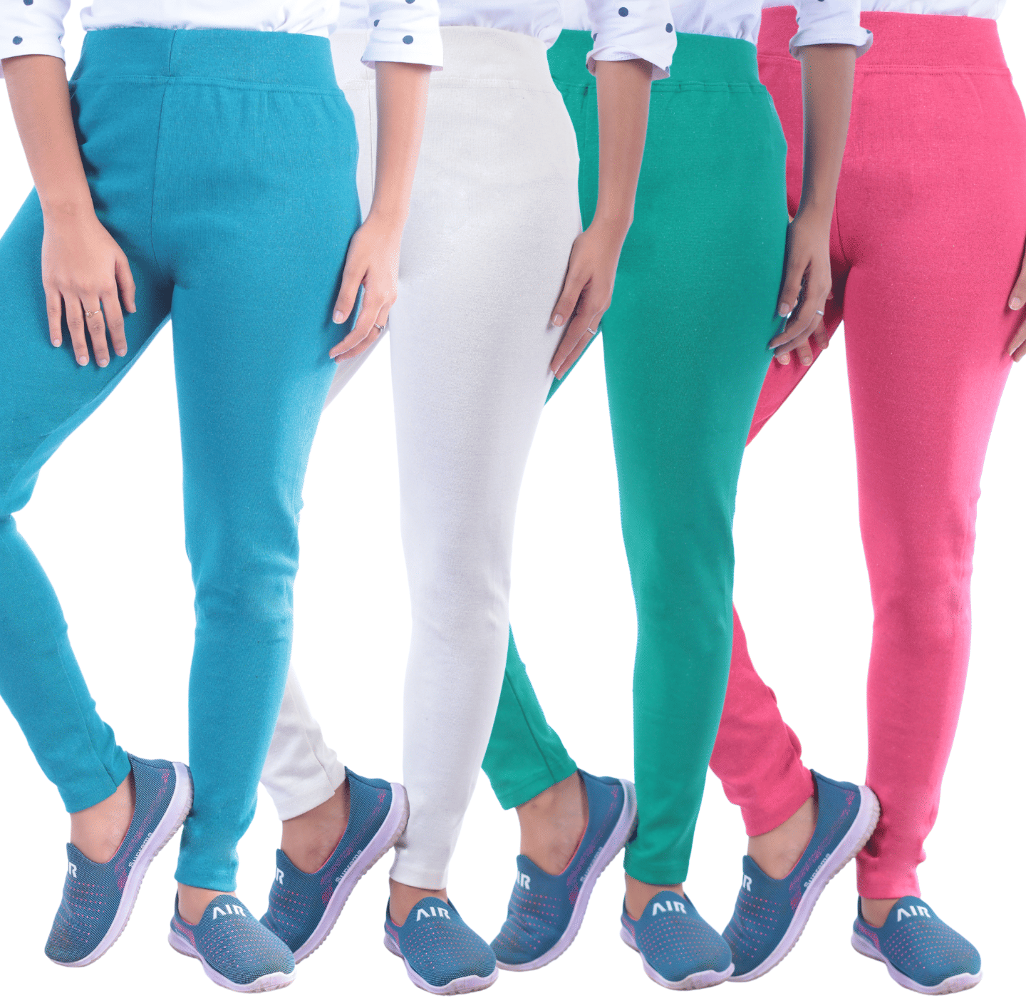     			KARARO Women Cotton Blend Skinny Fit Jegging