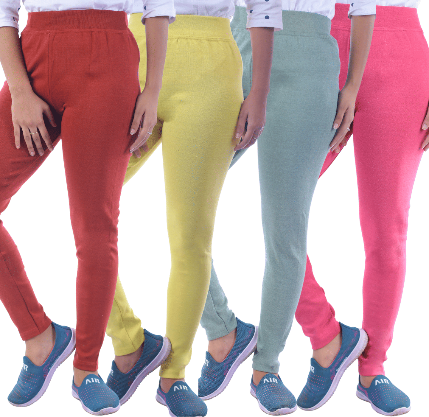     			KARARO Women Cotton Blend Skinny Fit Jegging