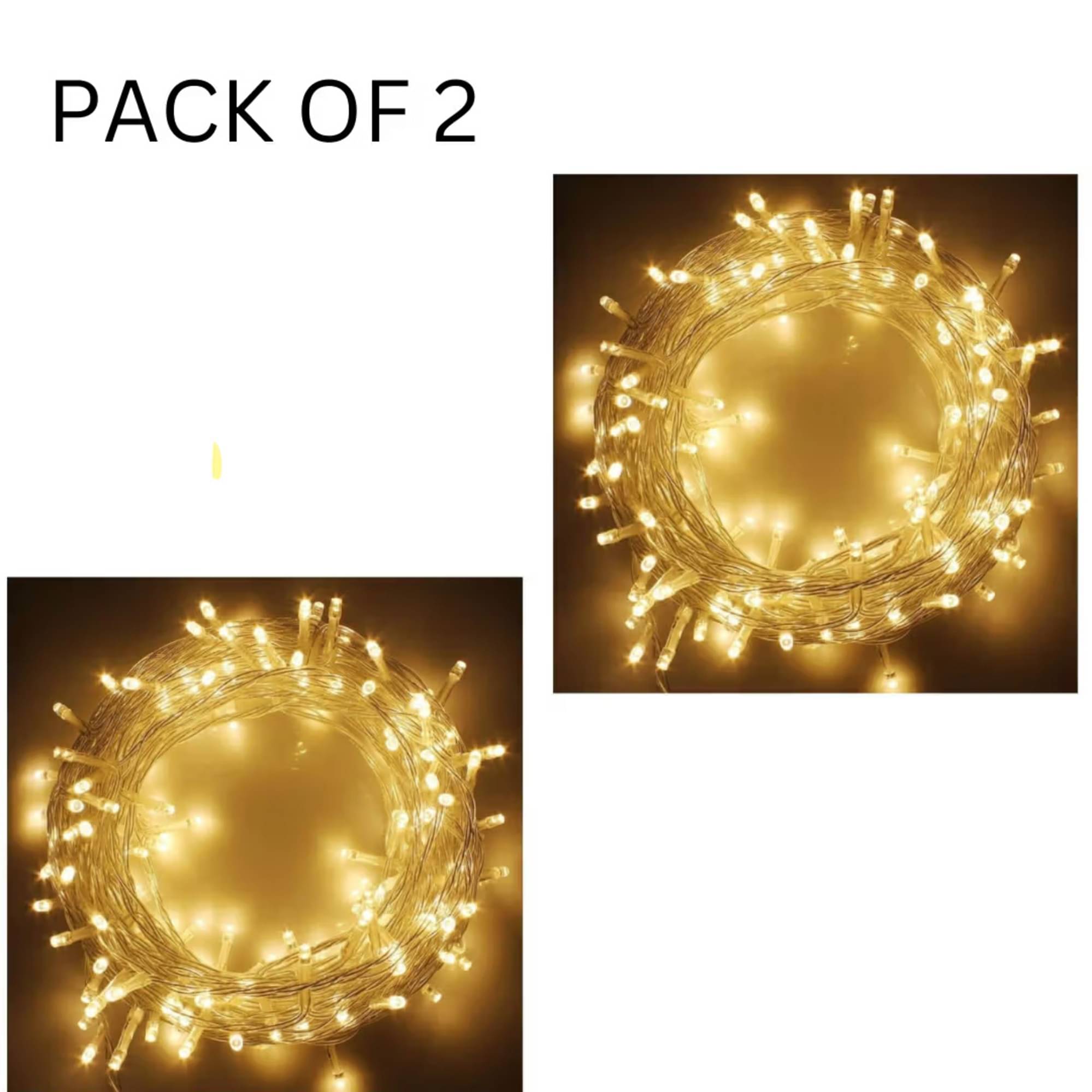     			Kadio Yellow 13M String Light ( Pack of 2 )