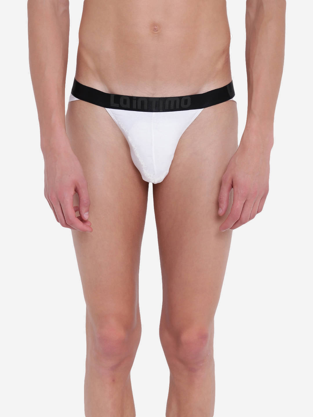     			La Intimo Pack of 1 Modal Briefs For Men's ( White )