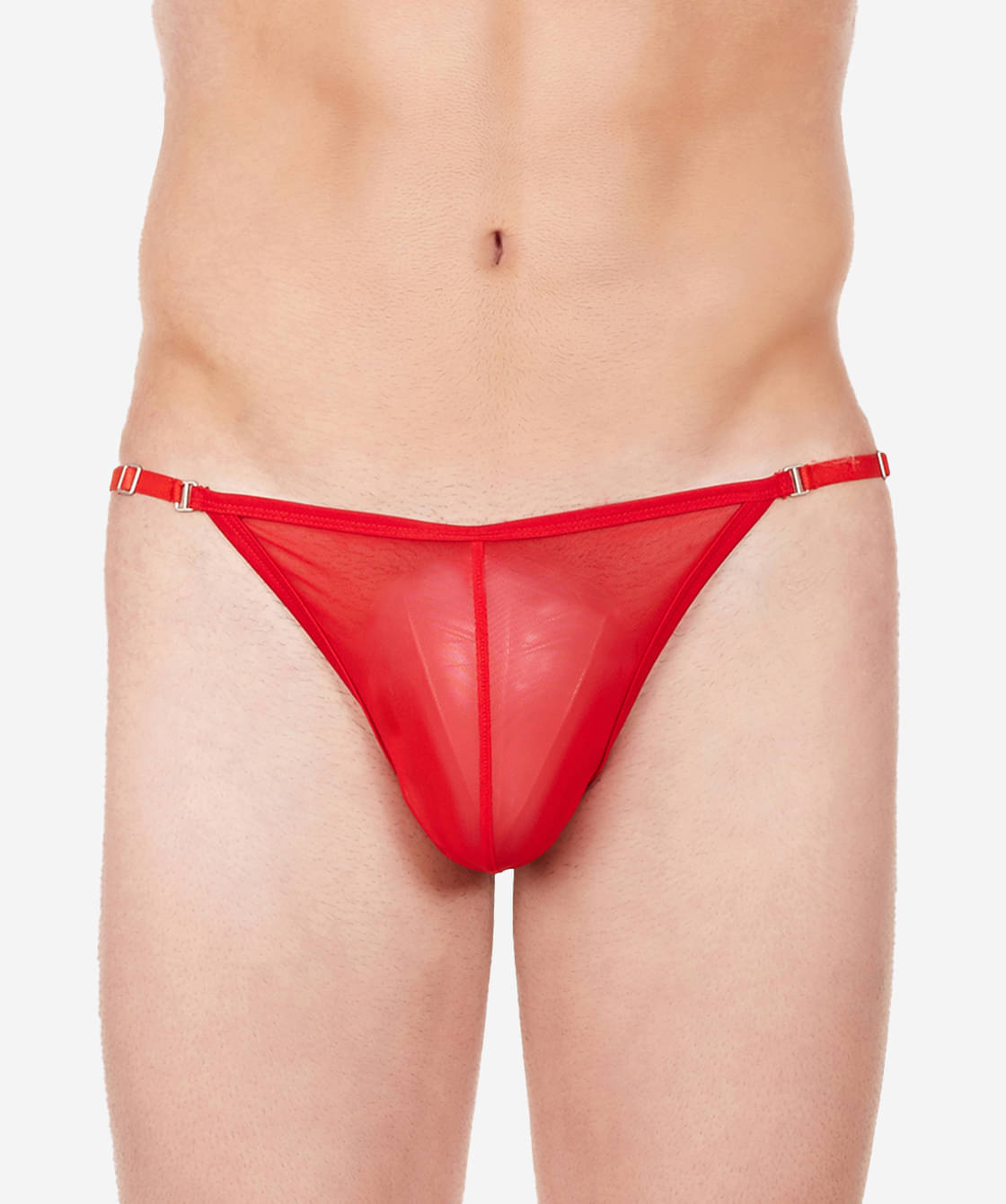     			La Intimo Pack of 1 Nylon Briefs For Men's ( Red )