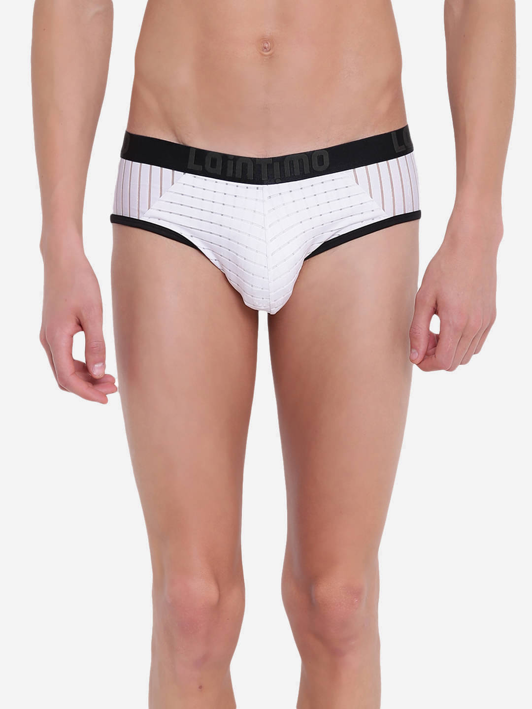     			La Intimo Pack of 1 Polyester Briefs For Men's ( White )