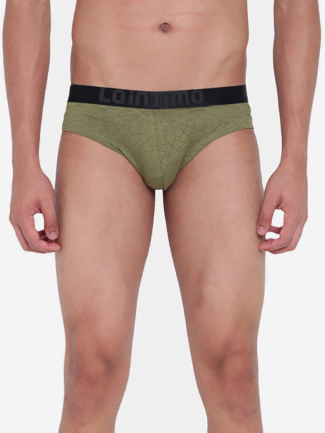     			La Intimo Pack of 1 Polyester Briefs For Men's ( Olive )