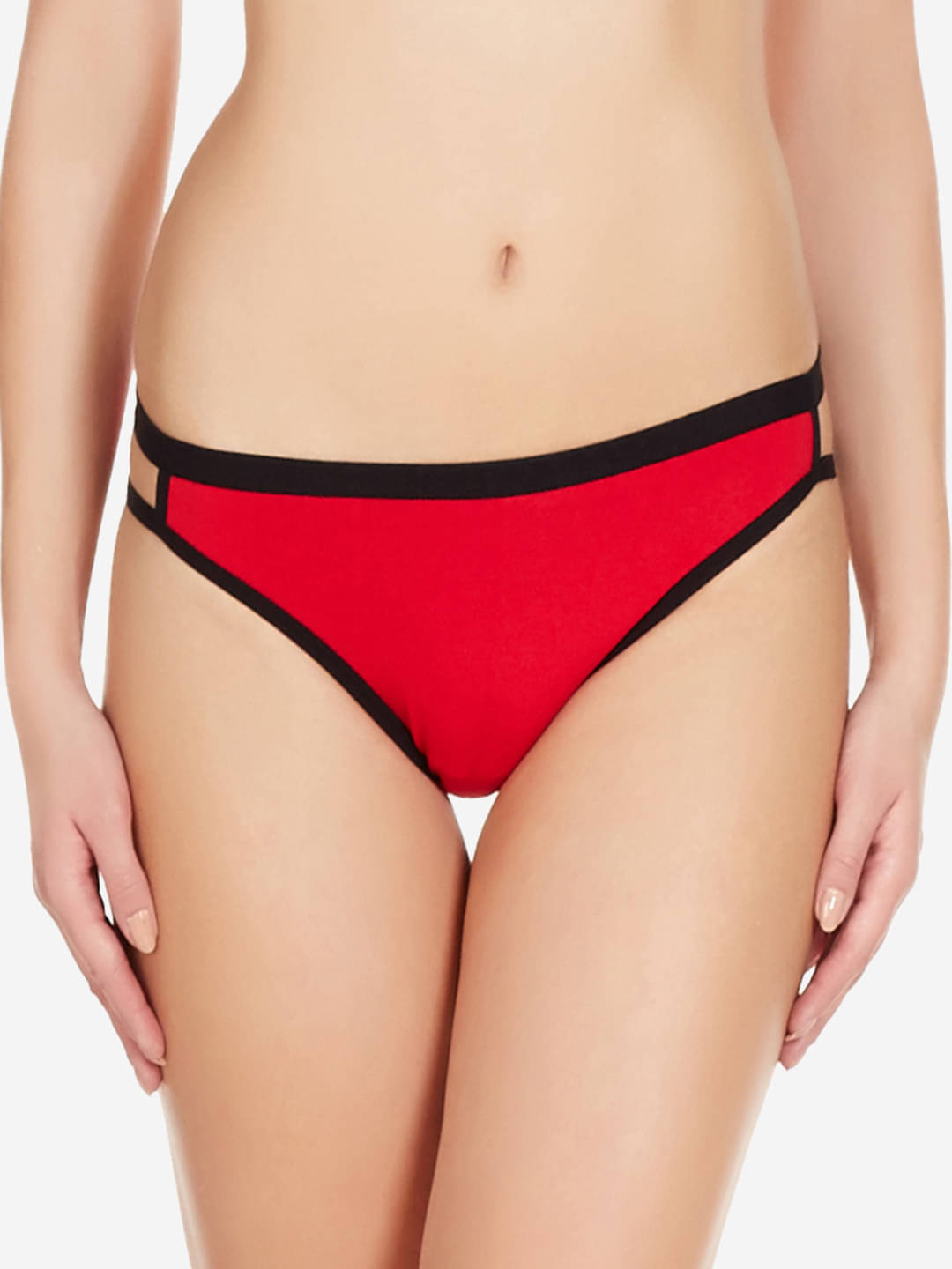 La Intimo Pack of 1 Cotton Lycra Briefs For Women ( Red ) La Intimo Pack of 1 Cotton Lycra Briefs For Women ( Red )