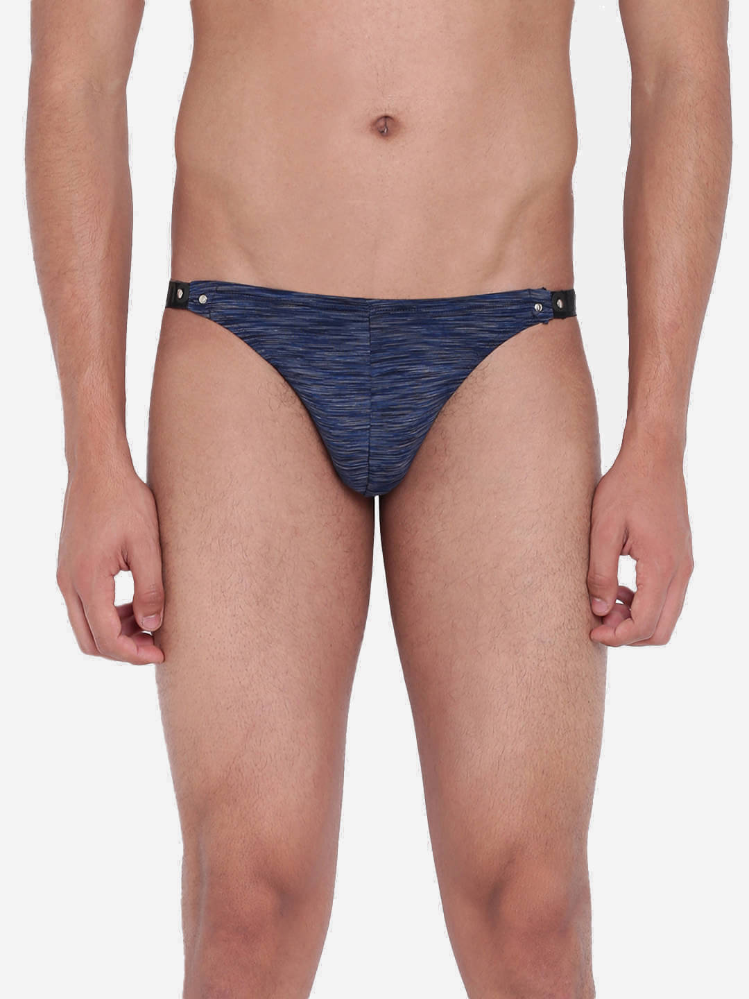     			La Intimo Pack of 1 Polyester Thongs For Men's ( Navy Blue )