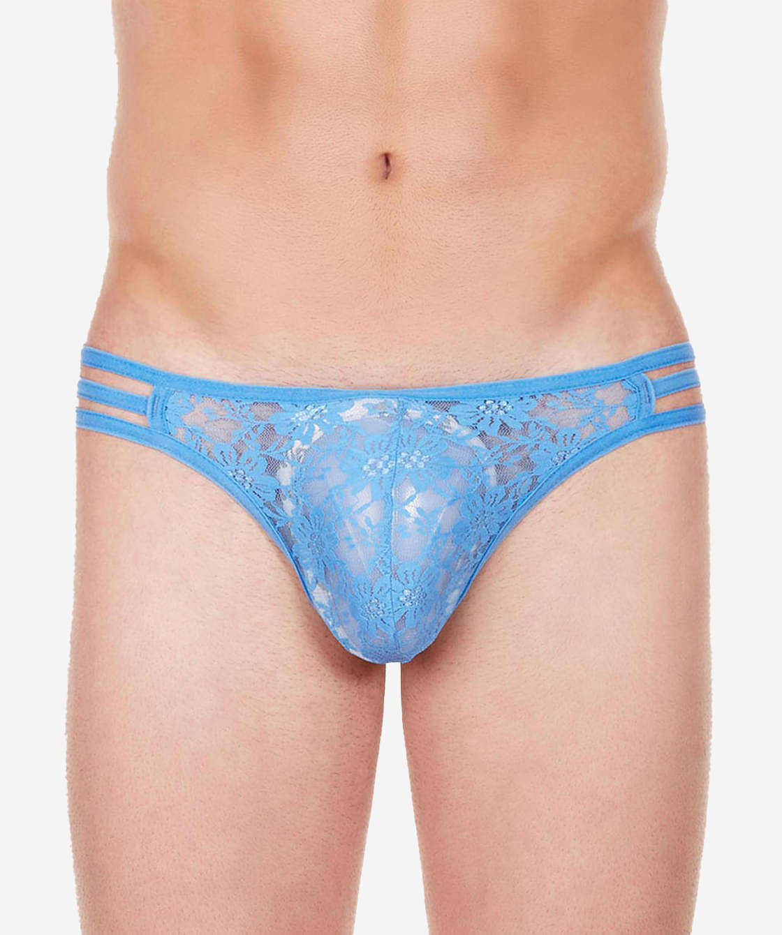    			La Intimo Pack of 1 Nylon Bikini For Men's ( Blue )