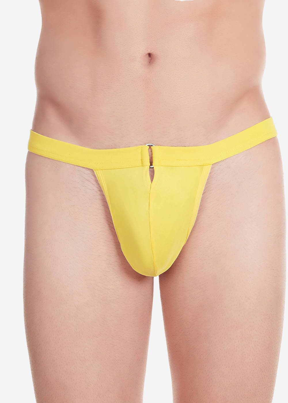     			La Intimo Pack of 1 Cotton G-String For Men's ( Yellow )