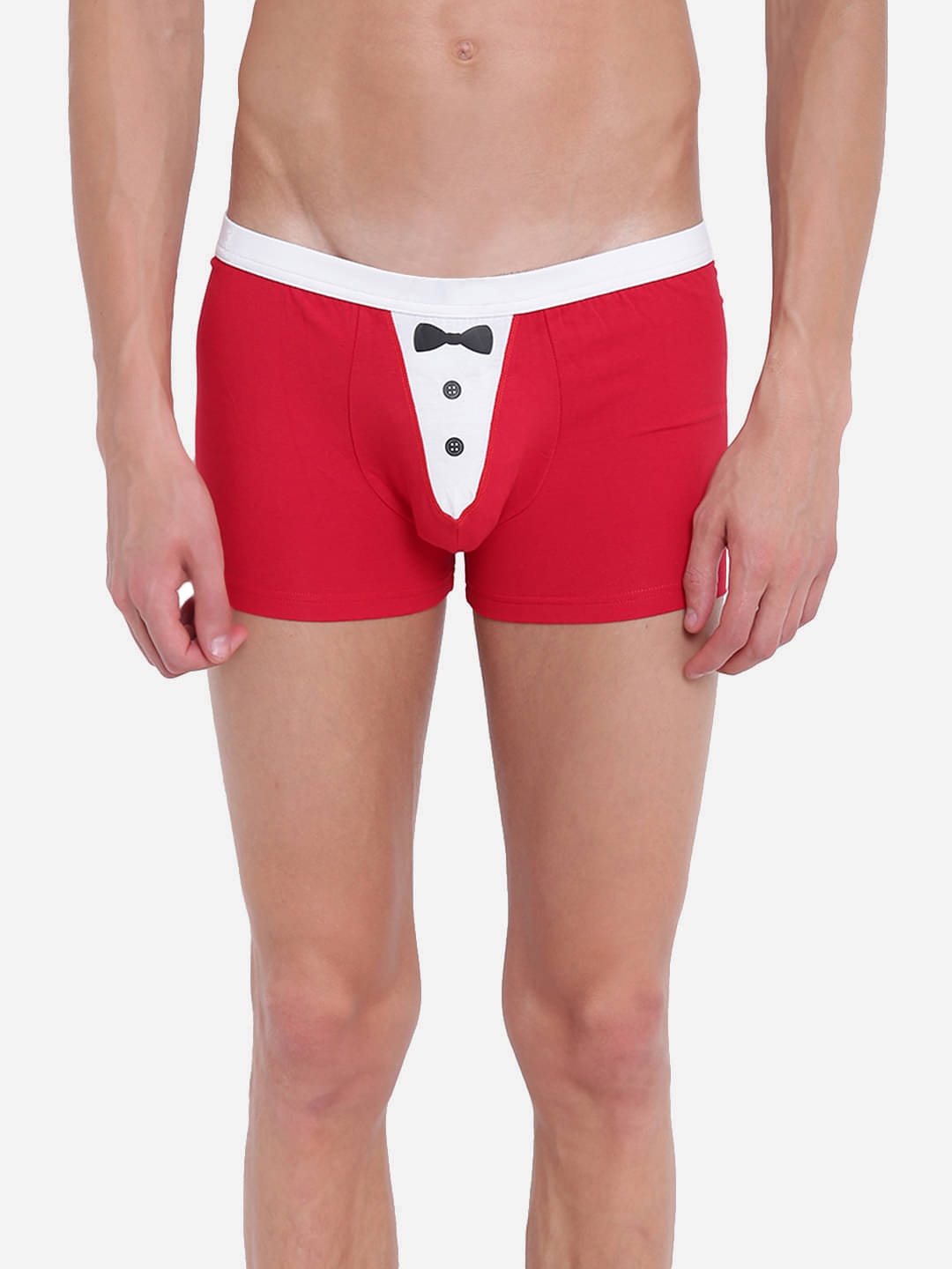     			La Intimo Pack of 1 Modal Trunks For Men's ( Red )
