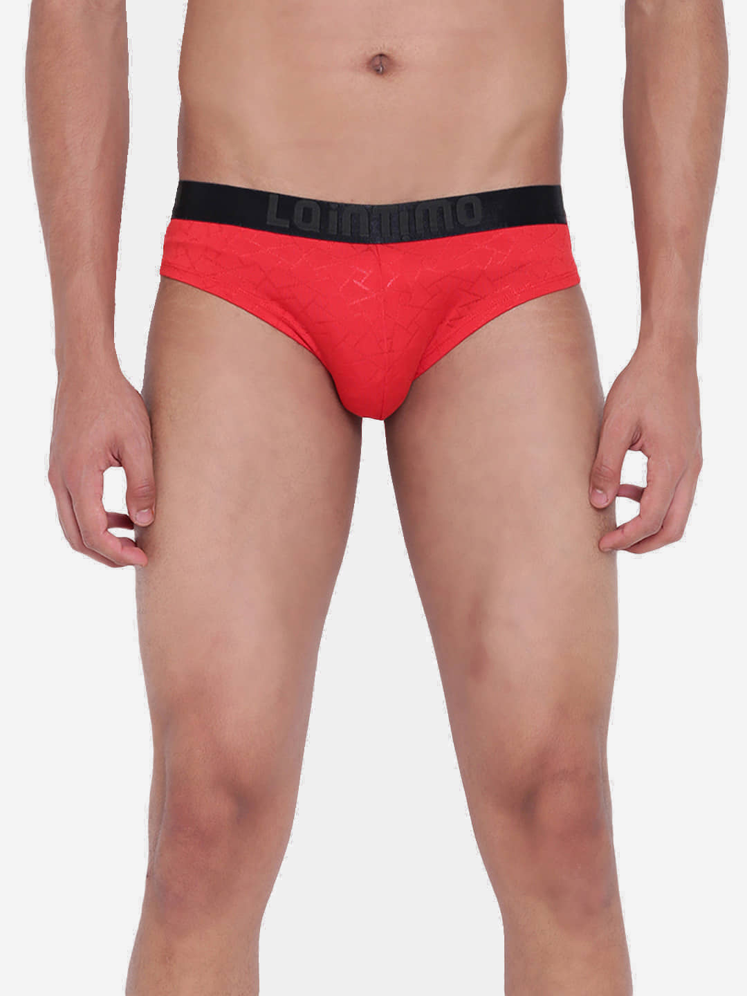 La Intimo Pack of 1 Polyester Briefs For Men's ( Red )