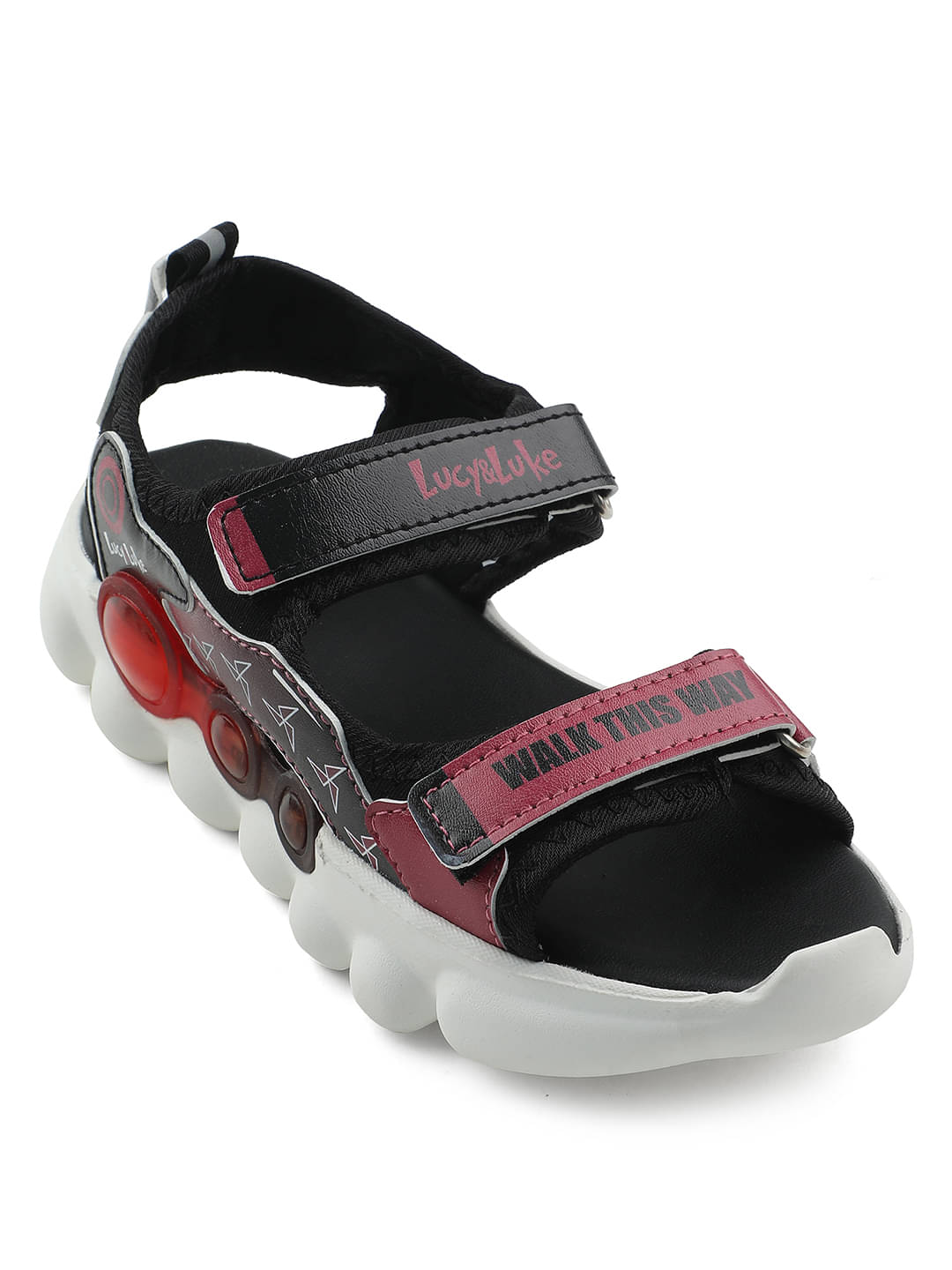     			Liberty Lucy & Luke SWINGS-1 Black Casual Flats Sandal for Kids
