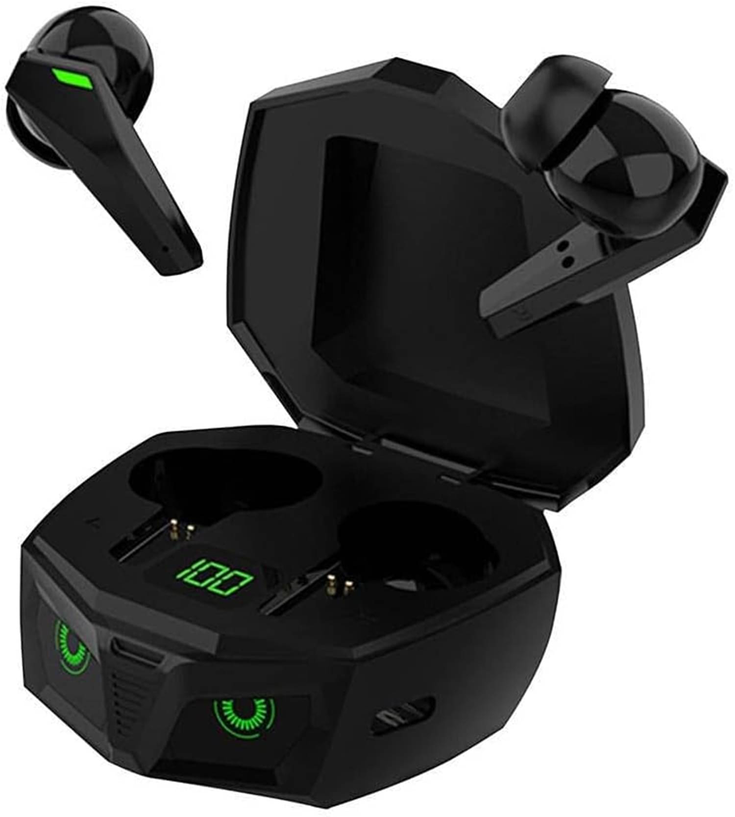     			Life Like Owl Eye Breathing Light Gaming Wireless Earbuds Earphones With Mic