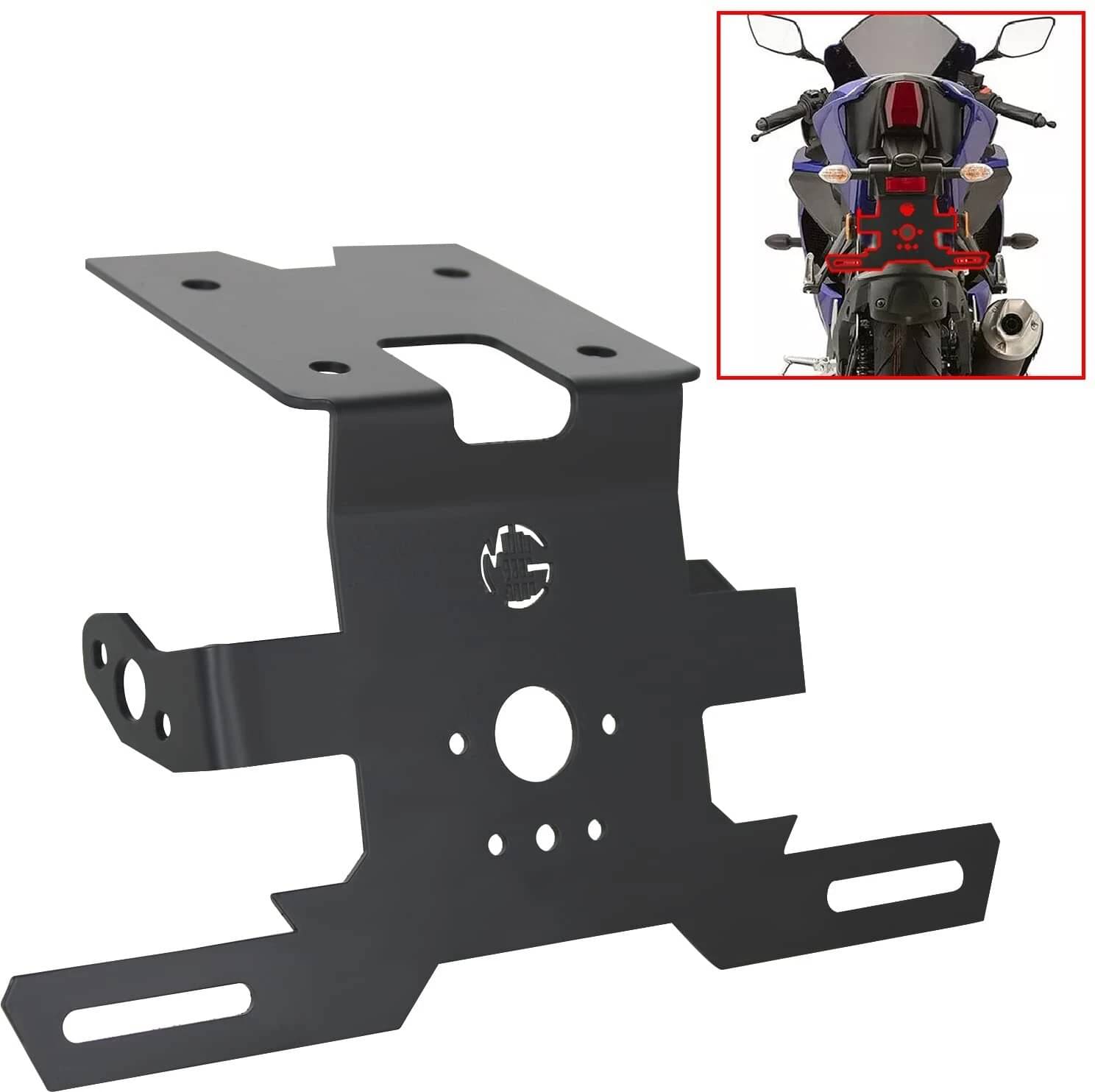     			MIKANIX Black Number Plate Frame Single