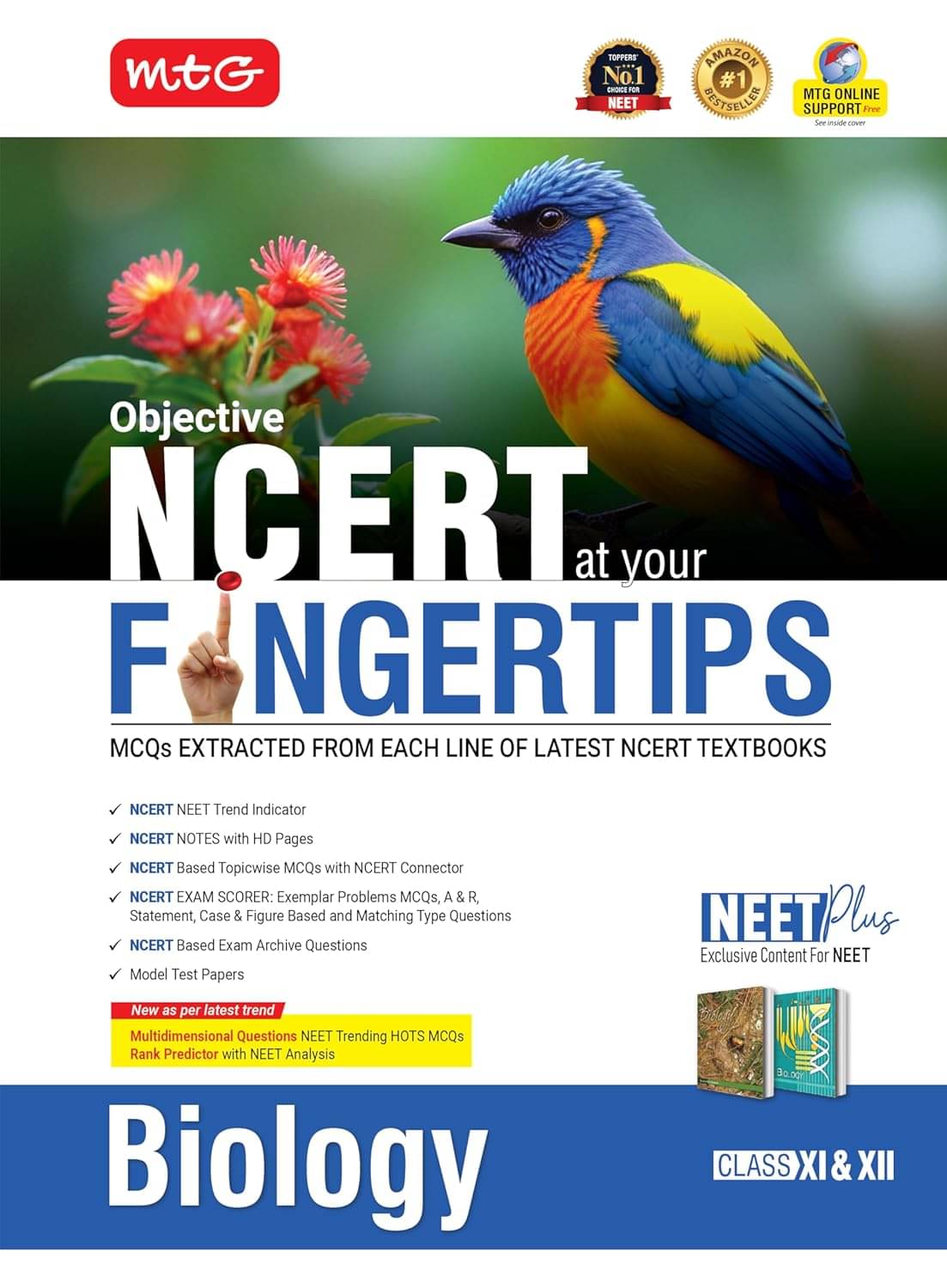 MTG Objective NCERT at your FINGERTIPS Biology For 2025-2026 Exam - NCERT NEET Trend Indicator, HOTS MCQs, Rank Predictor & Notes with HD Pages | NEET Books (Based on NCERT Latest Pattern) MTG Objective NCERT at your FINGERTIPS Biology For 2025-2026 Exam - NCERT NEET Trend Indicator, HOTS MCQs, Rank Predictor & Notes with HD Pages | NEET Books (Based on NCERT Latest Pattern)