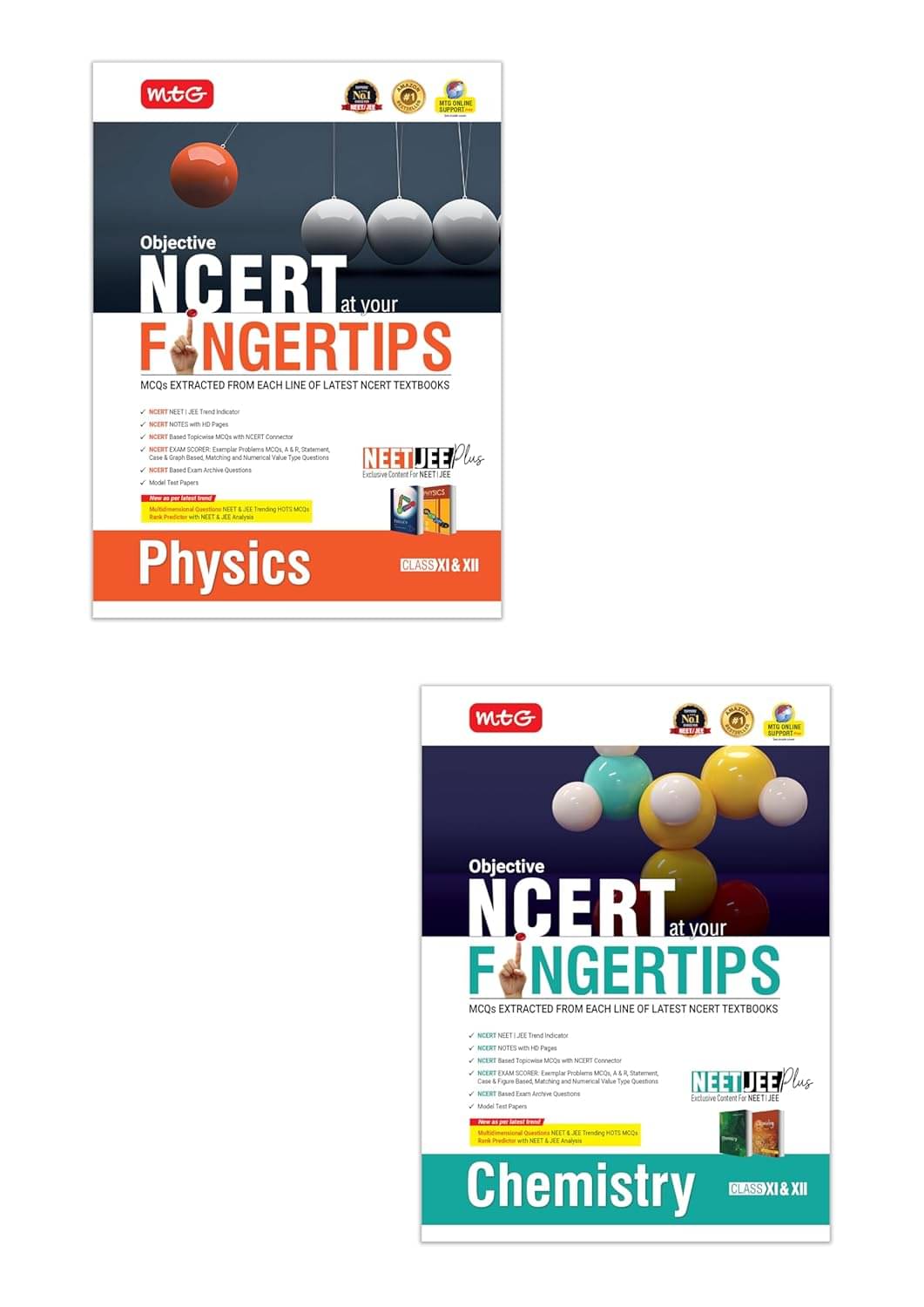     			MTG Objective NCERT at your FINGERTIPS Physics & Chemistry For 2025-2026 Exam (Set of 2) - NCERT NEET/JEE Trend Indicator, HOTS MCQs, Rank Predictor & Notes with HD Pages | NEET & JEE Books (Based on NCERT Latest Pattern)