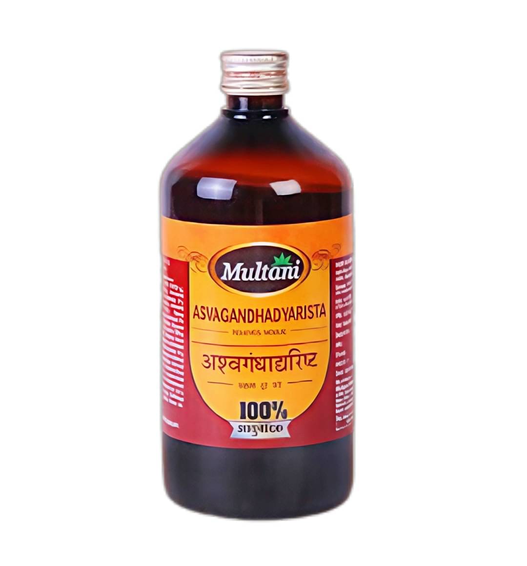 Multani Ayurvedic Asvagandhadyarista Syrup Improves Tiredness, Sleep Quality, Nervine Strength - 450ml (Pack of 1) Multani Ayurvedic Asvagandhadyarista Syrup Improves Tiredness, Sleep Quality, Nervine Strength - 450ml (Pack of 1)
