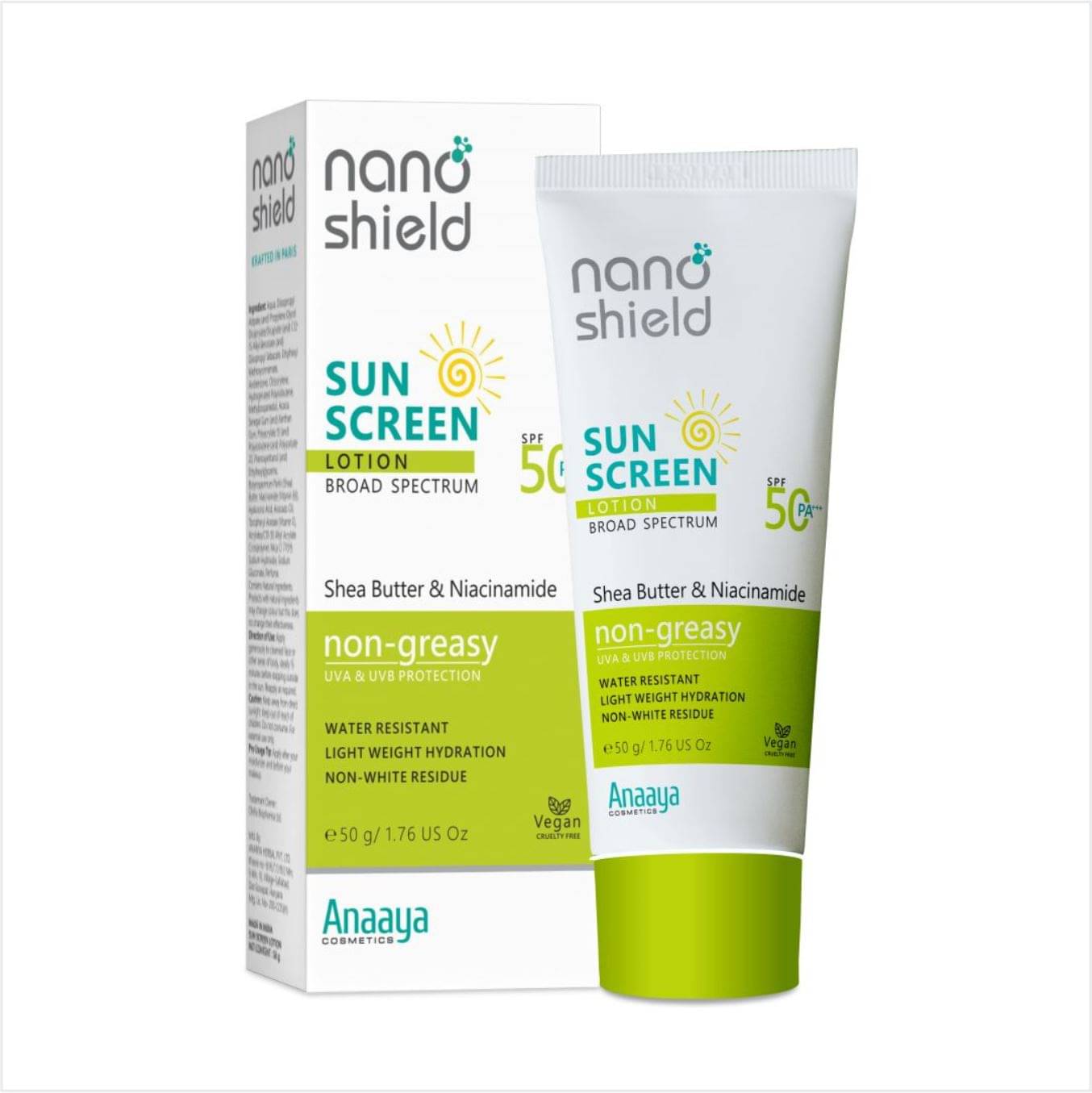     			Nano Shield SPF 50 Sunscreen Lotion For All Skin Type ( Pack of 1 )