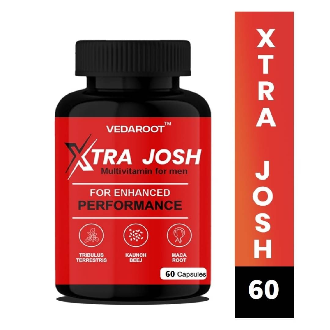 PURE NATURAL & HERBAL XTRA JOSH POWER CAPSULES FOR MEN | 60 CAPSULES | 100% NATURAL ENERGY BOOSTER PURE NATURAL & HERBAL XTRA JOSH POWER CAPSULES FOR MEN | 60 CAPSULES | 100% NATURAL ENERGY BOOSTER