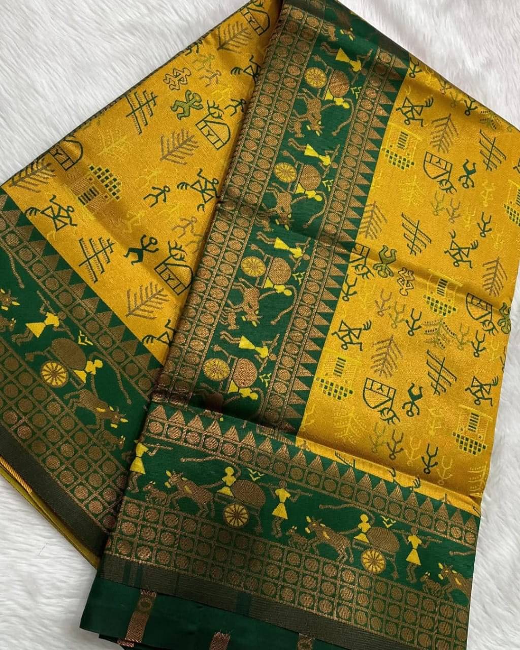 Semore Art Silk Embellished Banarasi saree With Unstitched Blouse Piece ( Yellow ) Semore Art Silk Embellished Banarasi saree With Unstitched Blouse Piece ( Yellow )