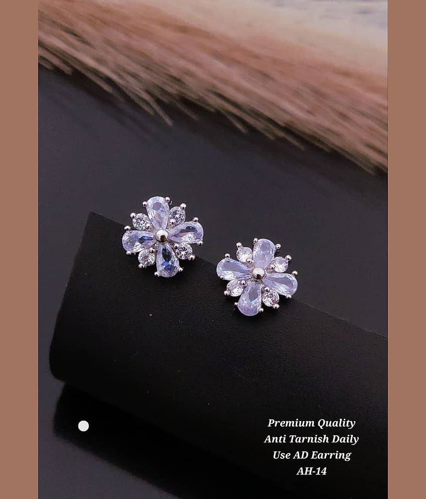 Shivay Fashion Rose Gold Jhumki Earrings ( Pack of 1 ) - Earrings | Buy online on ZillyBuy