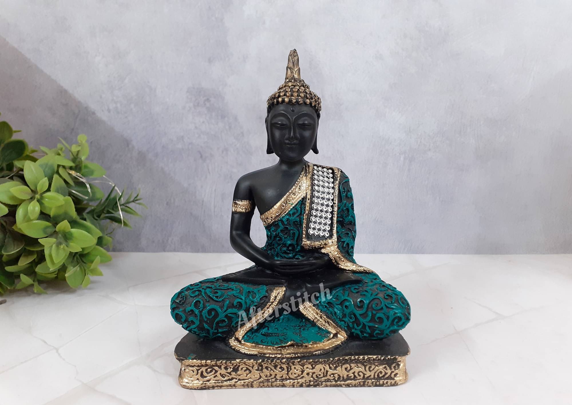     			Spreading Smiles Resting Buddha Showpiece 22 cm - Pack of 1