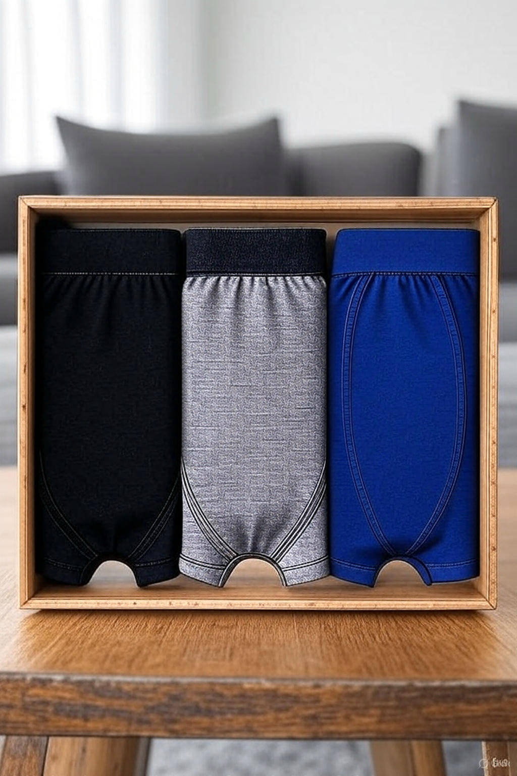 TEHSVA Pack of 3 Nylon Briefs For Men's ( Multicolor )     			TEHSVA Pack of 3 Nylon Briefs For Men's ( Multicolor )