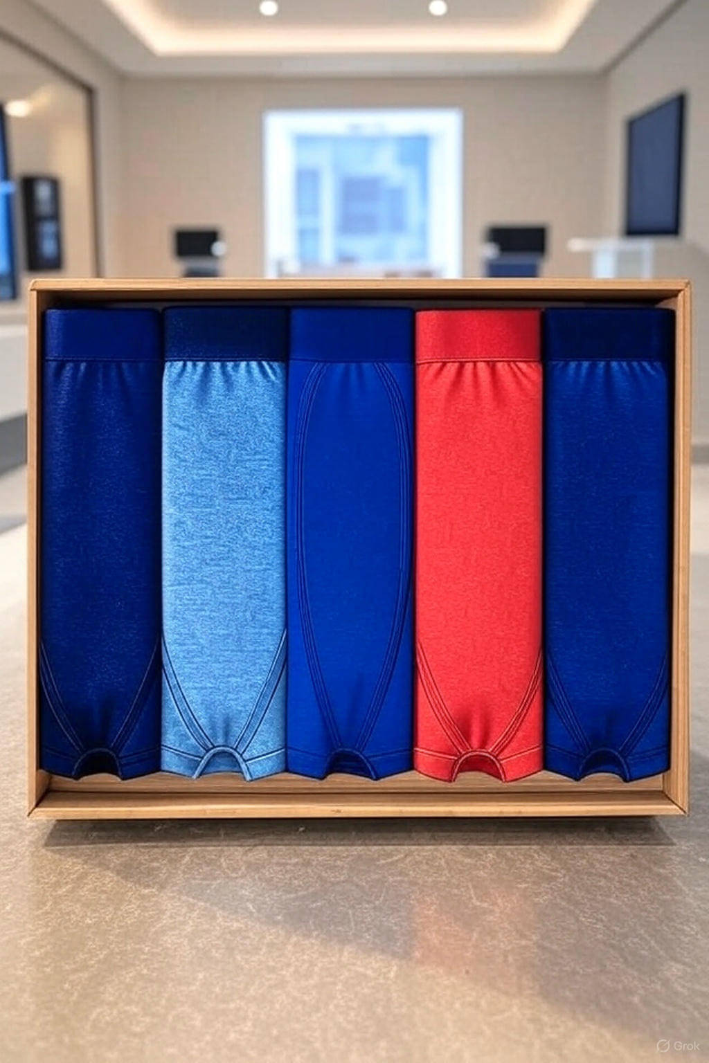 TEHSVA Pack of 5 Nylon Briefs For Men's ( Multicolor )     			TEHSVA Pack of 5 Nylon Briefs For Men's ( Multicolor )