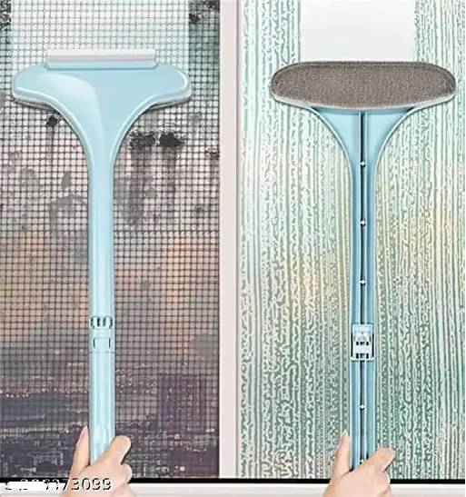 TEJASVI ENT Multifunctional Screen Brush 2 in 1 Mesh Cleaning Brush & Wiper with Extended Handle Window Cleaning Brush Net Cleaner TEJASVI ENT Multifunctional Screen Brush 2 in 1 Mesh Cleaning Brush & Wiper with Extended Handle Window Cleaning Brush Net Cleaner