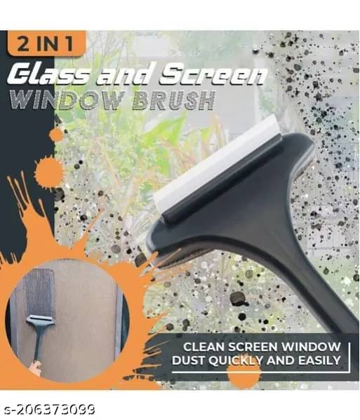 TEJASVI ENT Multifunctional Screen Brush 2 in 1 Mesh Cleaning Brush & Wiper with Extended Handle Window Cleaning Brush Net Cleaner TEJASVI ENT Multifunctional Screen Brush 2 in 1 Mesh Cleaning Brush & Wiper with Extended Handle Window Cleaning Brush Net Cleaner