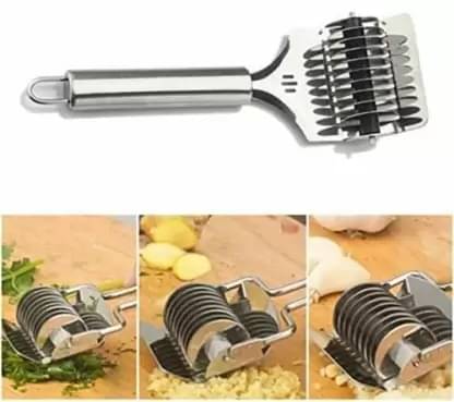 TEJASVI ENT Stainless Steel Pasta Noodle Cutter,High Grade Stainless Steel Pasta Spaghetti Maker Noodle Lattice Roller TEJASVI ENT Stainless Steel Pasta Noodle Cutter,High Grade Stainless Steel Pasta Spaghetti Maker Noodle Lattice Roller