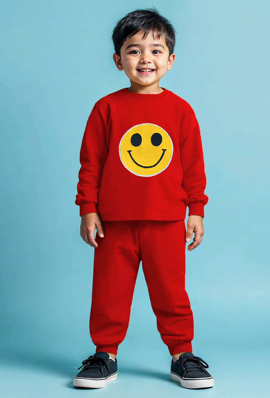 Trampoline Pack of 1 Boys 100% Cotton Nightsuit Set ( Red ) Trampoline Pack of 1 Boys 100% Cotton Nightsuit Set ( Red )
