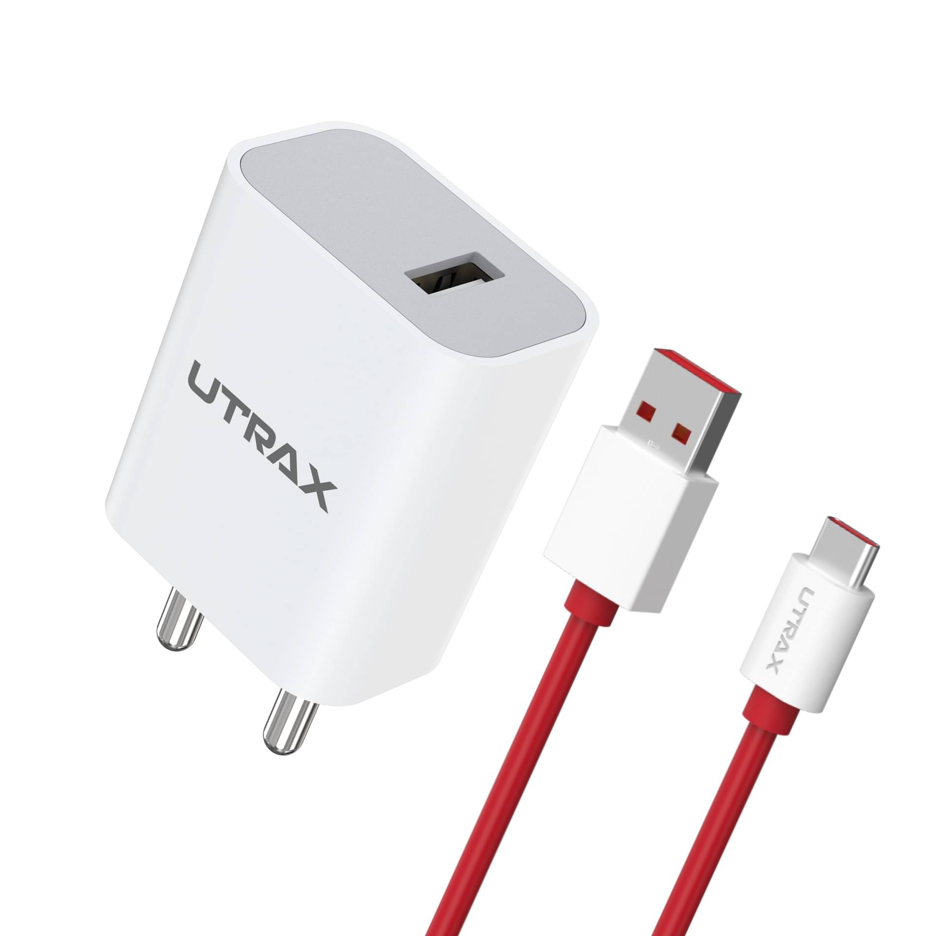     			UTRAX 25W USB Mobile Charger Adapter, Quick Charge 3.0 with VOOC & Dash Charging Support, Fast Charging Compatible with Android Mobile, Headphones, TWS, Game Console, Power Banks