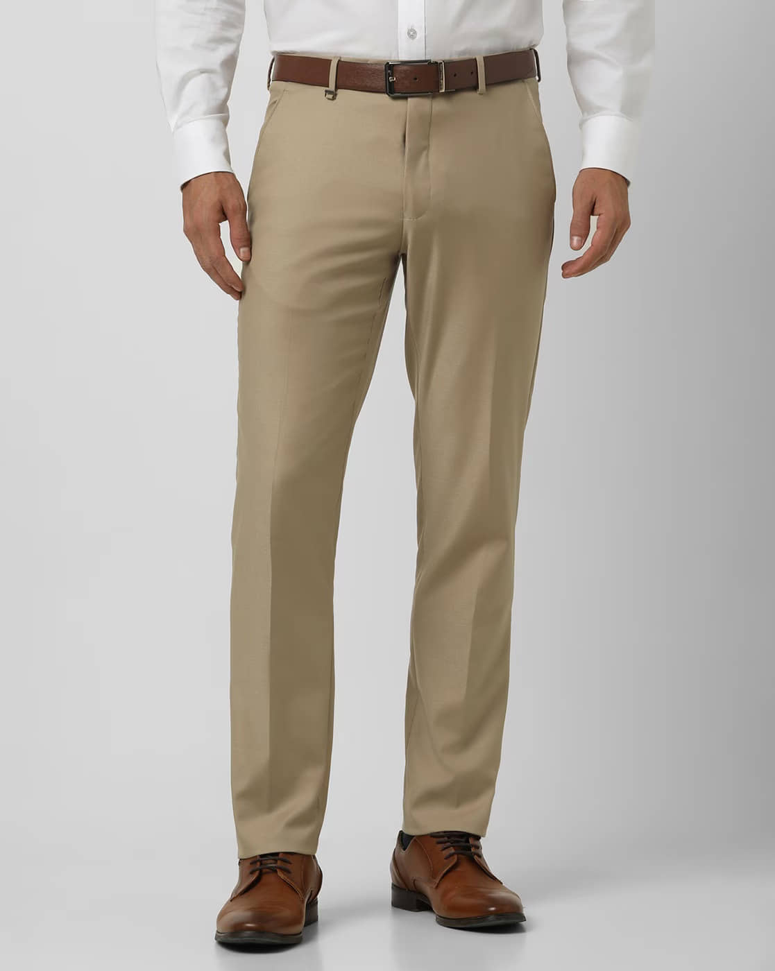 VILLAIN Slim Flat Men's Formal Trouser - Dark Grey ( Pack of 1 ) - Trousers | Buy online on ZillyBuy