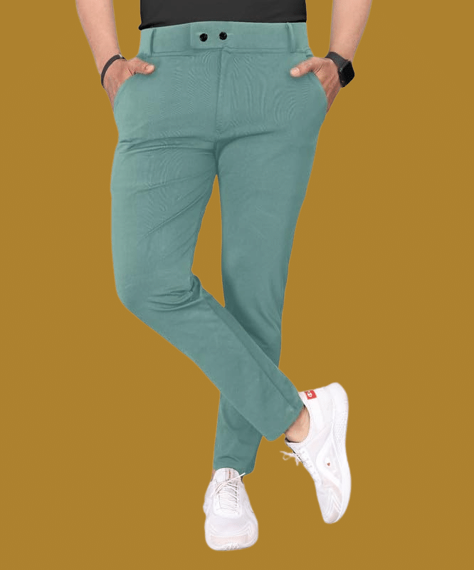     			micotti Slim Flat Men's Trouser - Mint Green ( Pack of 1 )