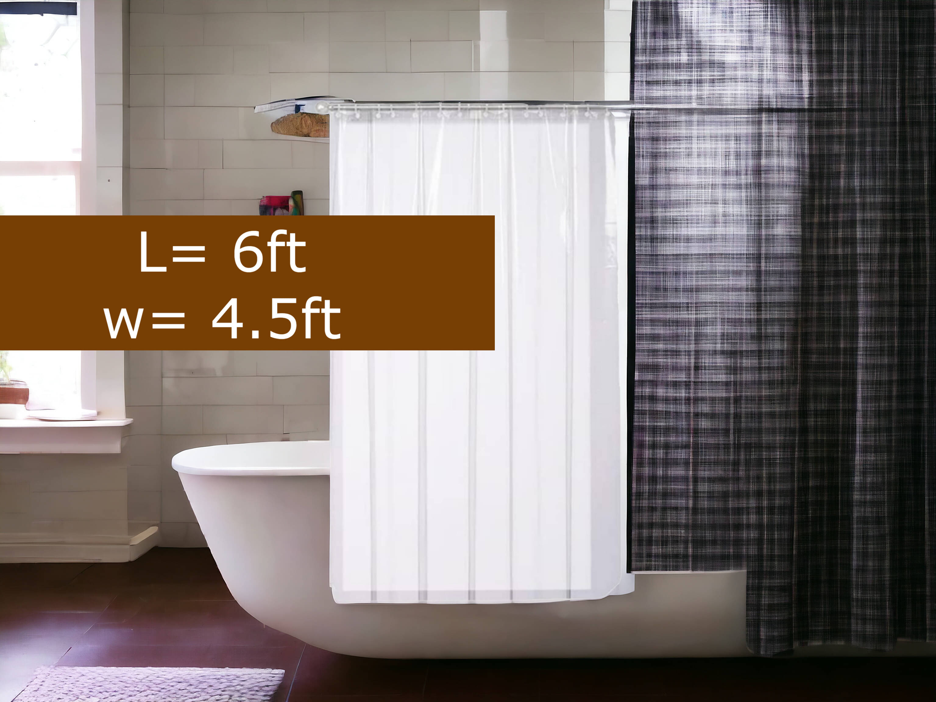 mopak decor Solid Semi-Transparent Eyelet Curtain 6 ft ( Pack of 2 ) - White mopak decor Solid Semi-Transparent Eyelet Curtain 6 ft ( Pack of 2 ) - White