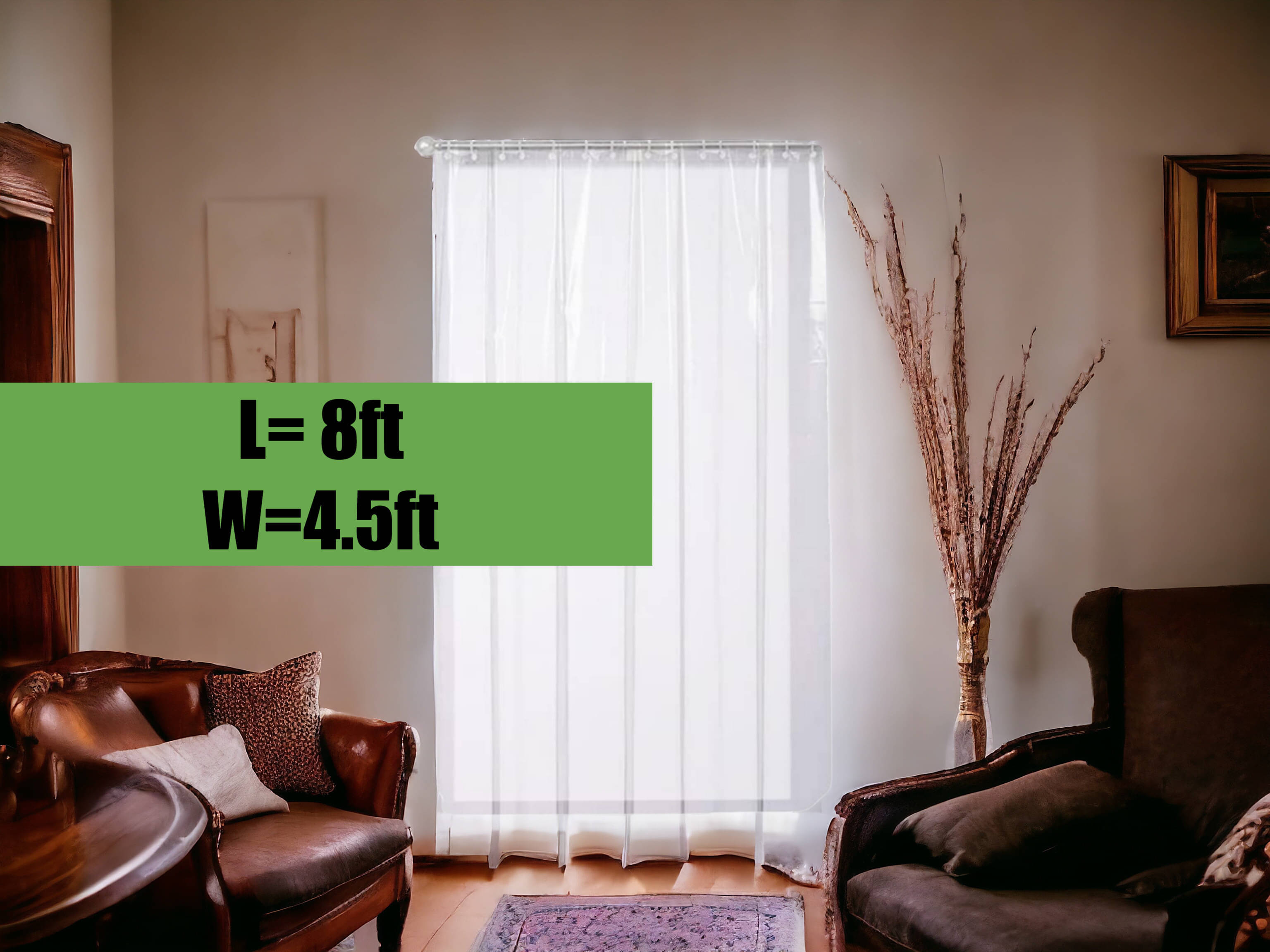 mopak decor Solid Semi-Transparent Eyelet Curtain 8 ft ( Pack of 2 ) - White mopak decor Solid Semi-Transparent Eyelet Curtain 8 ft ( Pack of 2 ) - White