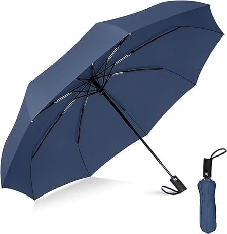 sakimo Navy 4 Fold Umbrella sakimo Navy 4 Fold Umbrella