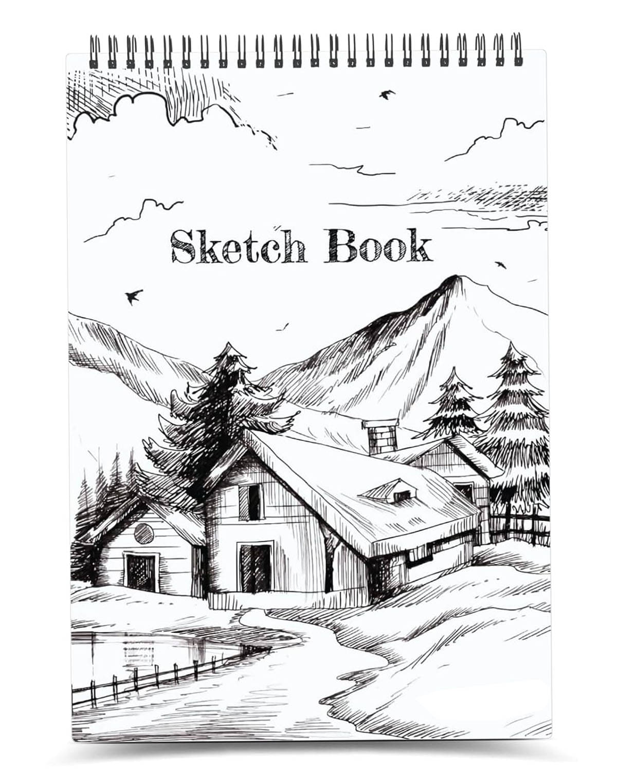     			viDixn (VDX-1) A5 SketchBook | 50 Sheet | 140GSM | Durable Acid Free Drawing Paper |Top Spiral-Bound Sketchpad for Artists Kids & Professionals for Marker Colored Pencil Charcoal