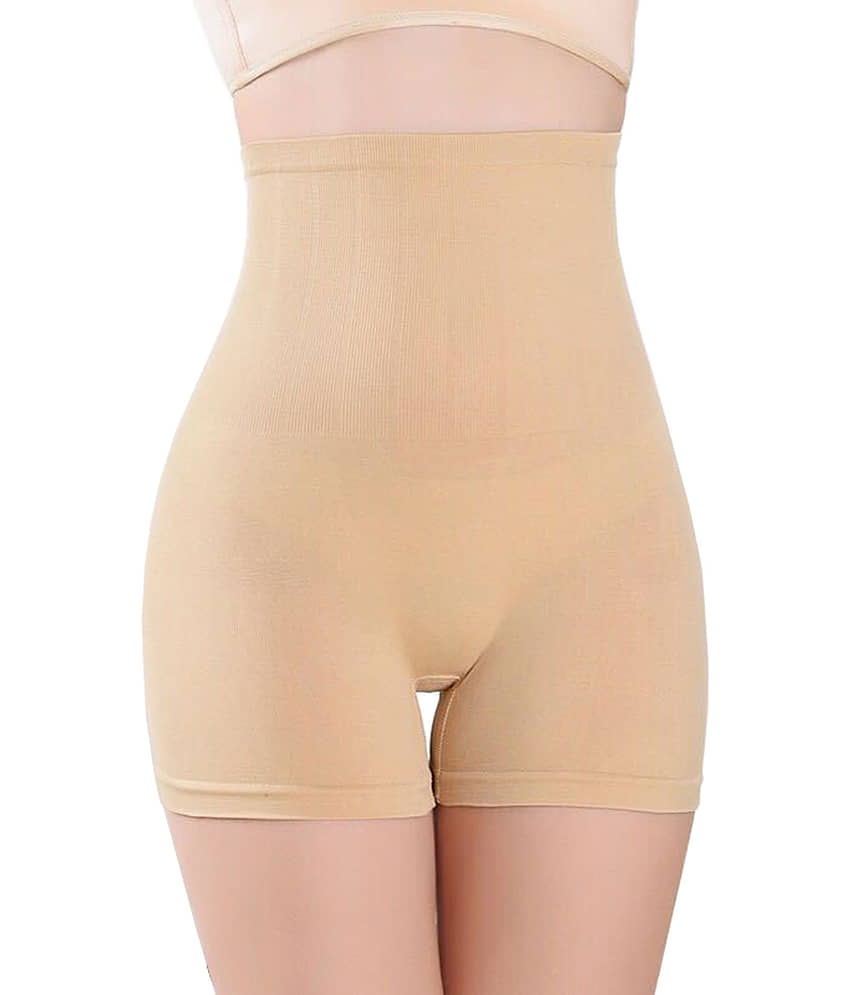 3Mads Pack of 1 Cotton Women's Thigh Compressor ( Beige ) - Shapewear | Buy online on ZillyBuy