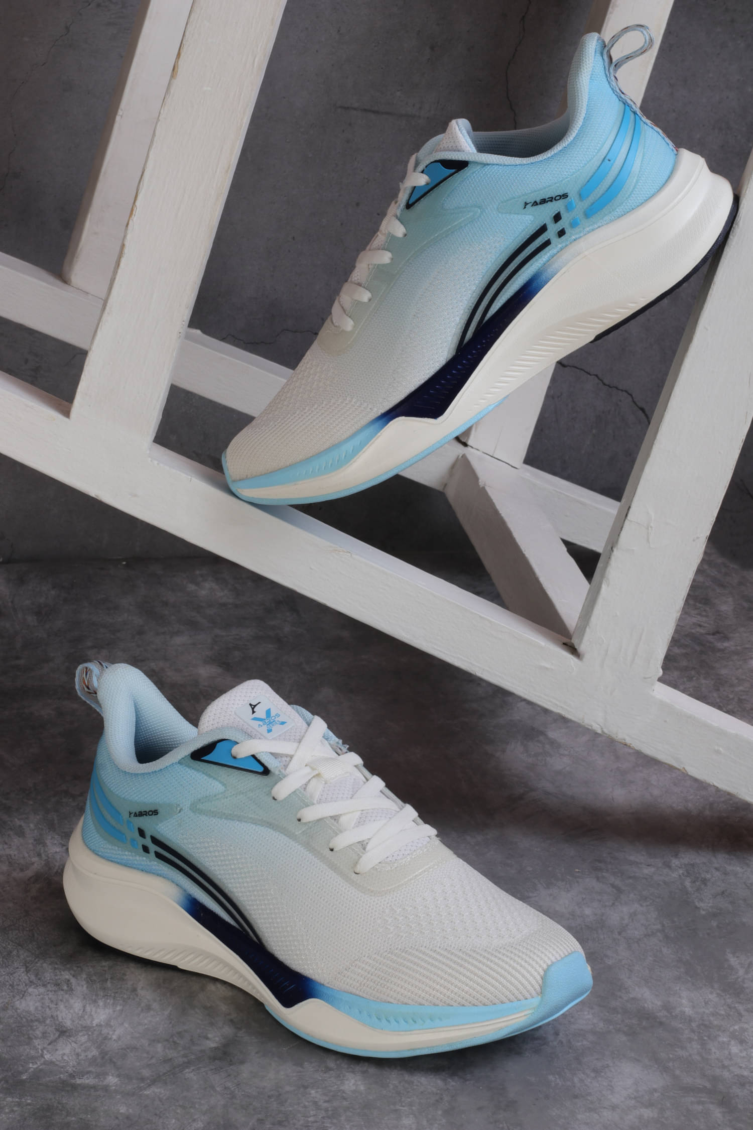     			Abros VANCE Light Blue Men's Sports Running Shoes