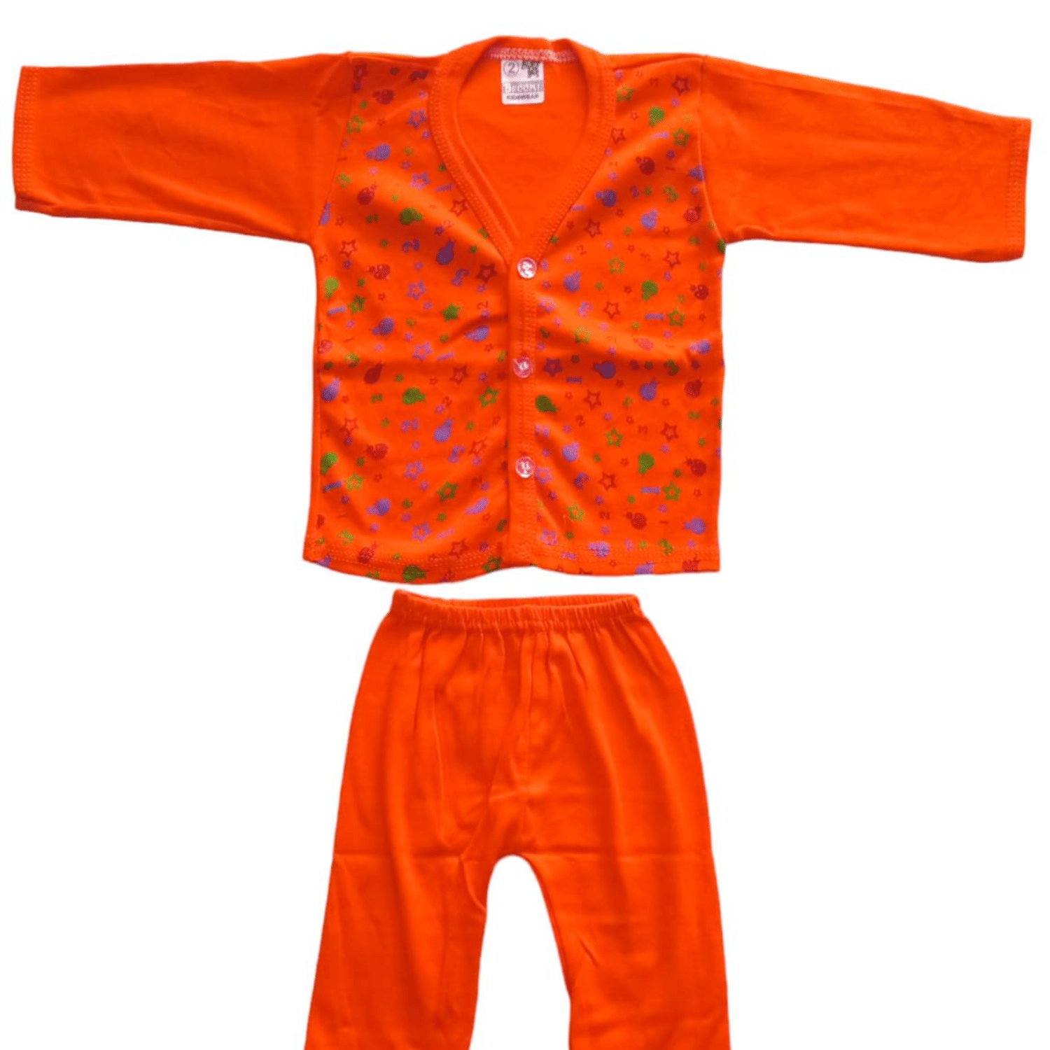 Baba Suit for Baby Boy and Baby Girls Full Sleeves T-Shirt with Pyjama Pants, Random Print, Multicolor. Baba Suit for Baby Boy and Baby Girls Full Sleeves T-Shirt with Pyjama Pants, Random Print, Multicolor.