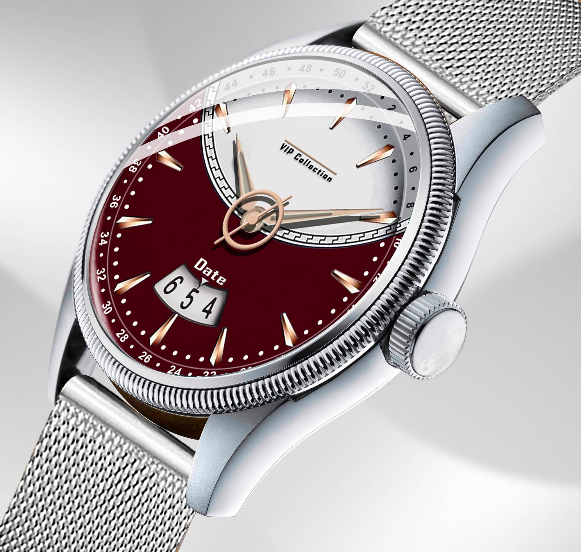 DoubleRun Silver Metal Analog Men's Watch