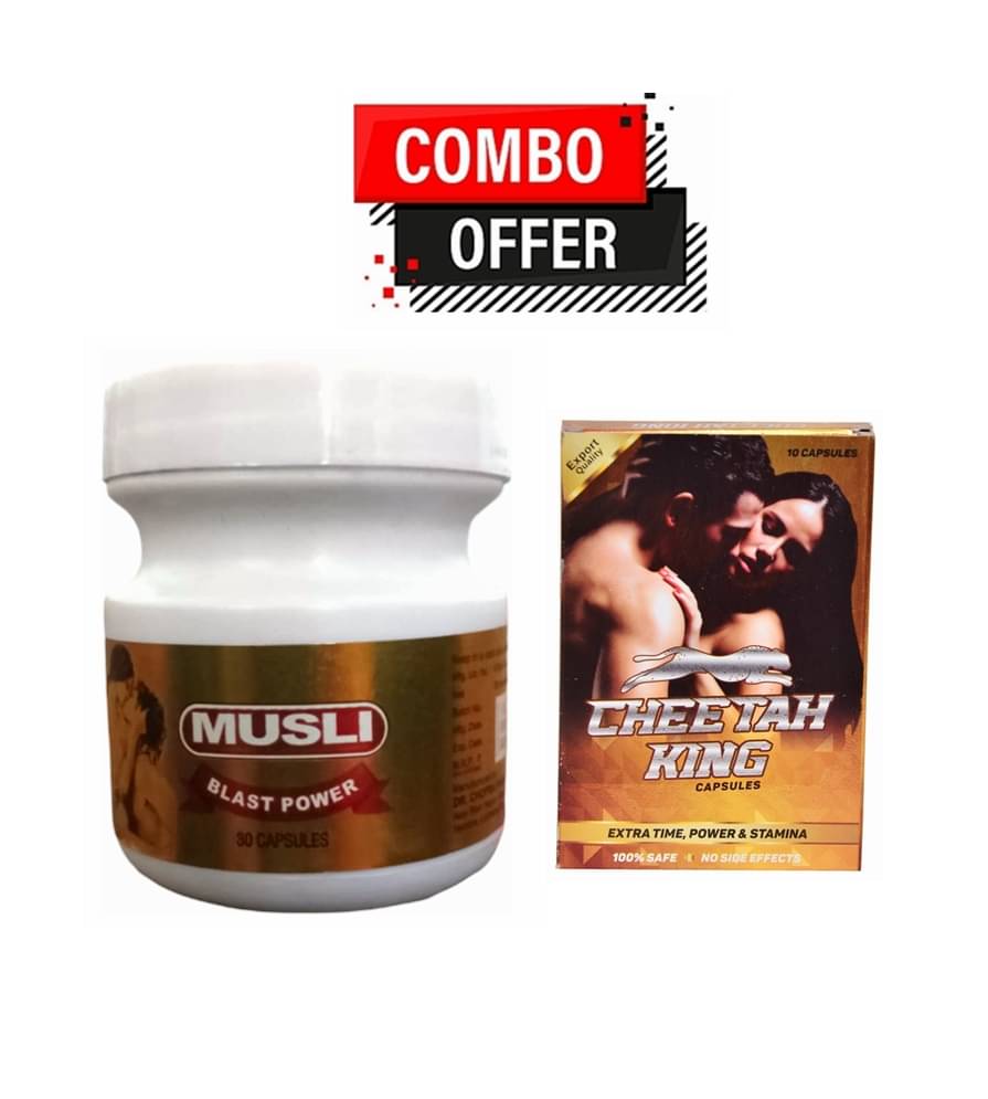     			Dr. Chopra Cheetah King Capsule 10no.s & Musli Blast Power Capsule 30no.s PAck of 2