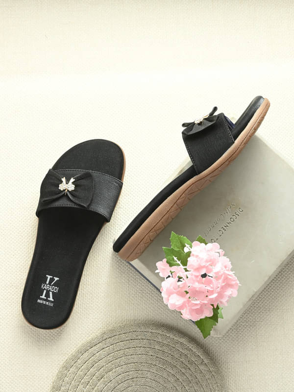 KARADDI Black Women's Flats KARADDI Black Women's Flats